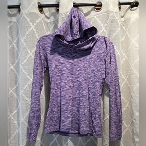 Columbia Heathered Purple Long Sleeve Women's Hoodie